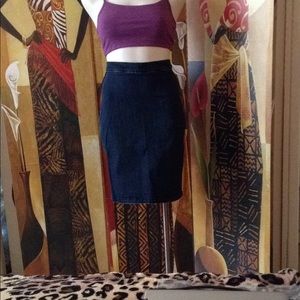 Banana Republic Denim Pencil Skirt